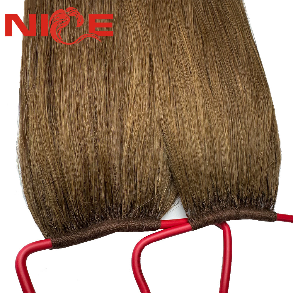 한국 시장 인기 버진 레미 헤어 제품 깃털 헤어 익스텐션 노팁 헤어 익스텐션