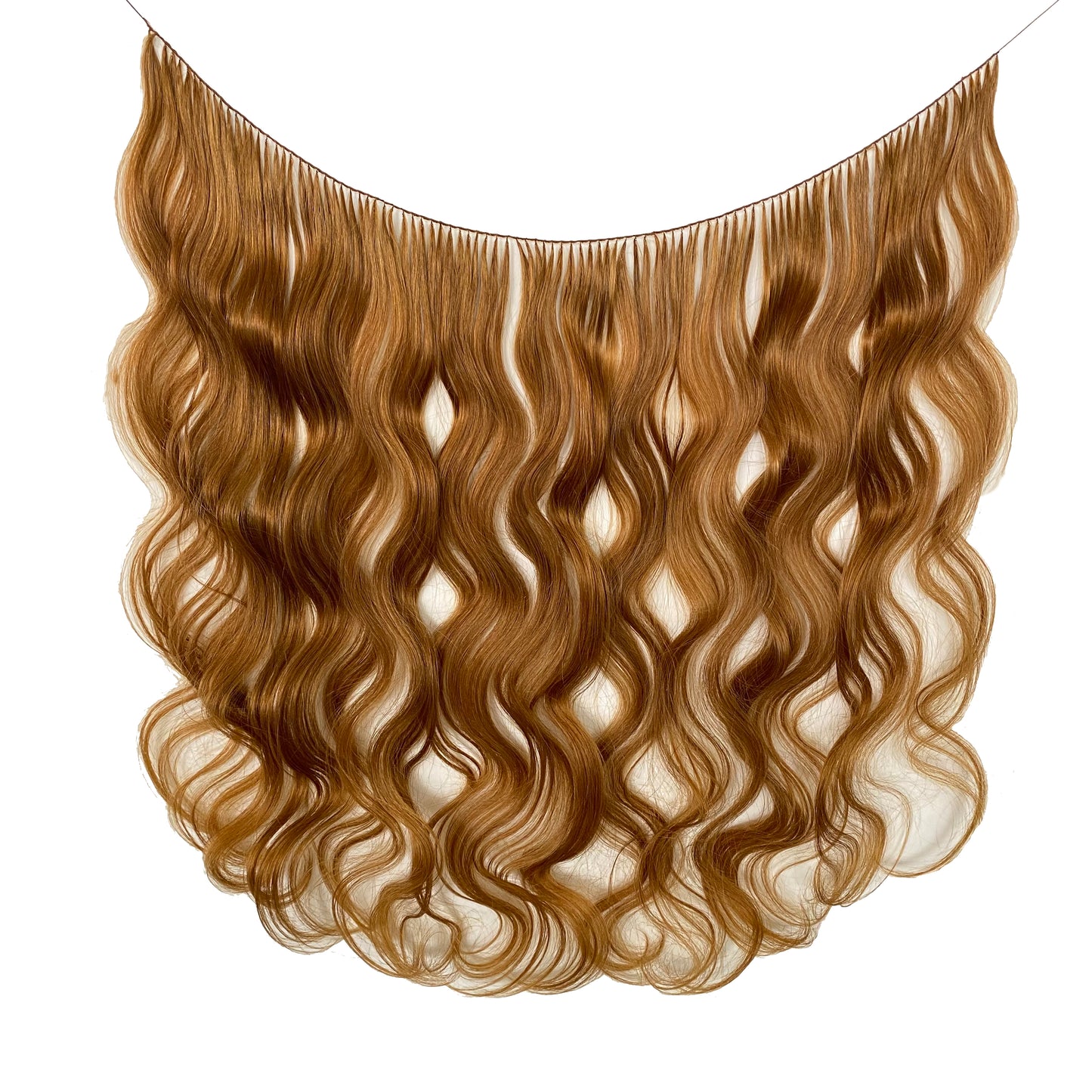 שיער 100% טבעי בלתי מעובד מחובר אל השיער הטבעי צמידי שיער/שיטת הנוצה