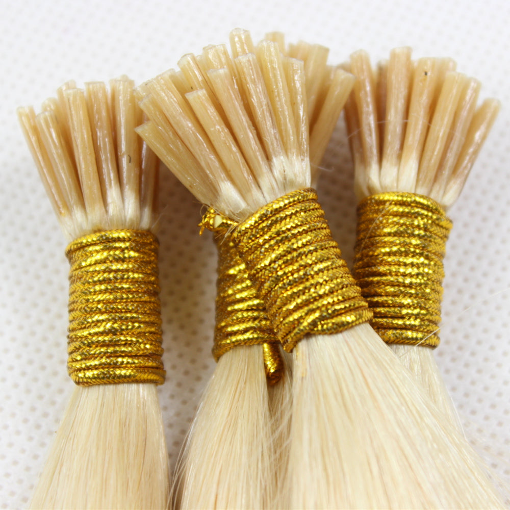I Tip Fusion Stick Dropshipping Extension Double Drawn Highlight 2Gram 1Gram Tips Human Hair Nano Microlink I Tip Extensions
