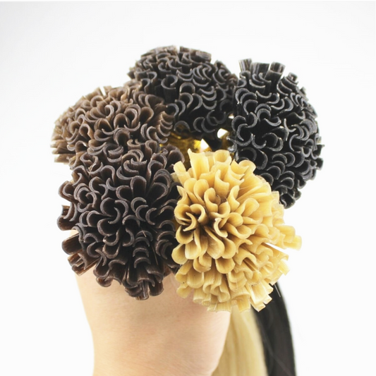 U Tip Free extensions keratin's smooth natural hair 100% remy long 50-55cm