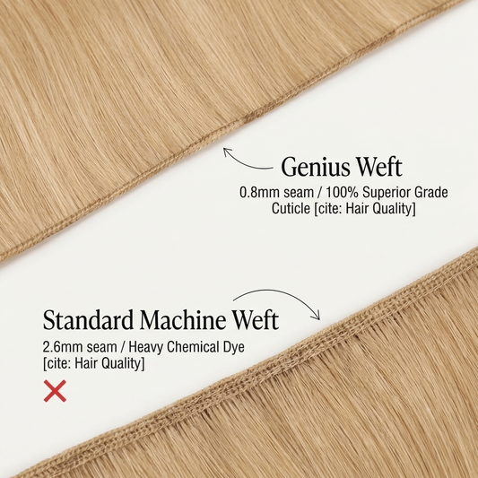 Why NiceHair Genius Weft Is the Best Invisible Weft Extensions for High-End Salons | No Shedding