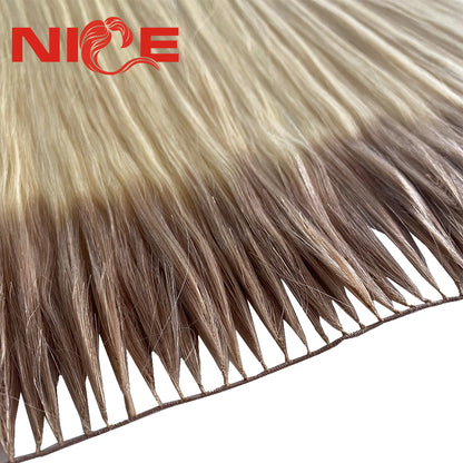 שיער 100% טבעי בלתי מעובד מחובר אל השיער הטבעי  צמידי שיער/שיטת הנוצה