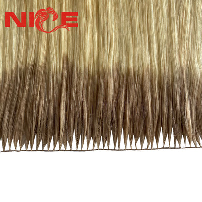 שיער 100% טבעי בלתי מעובד מחובר אל השיער הטבעי  צמידי שיער/שיטת הנוצה